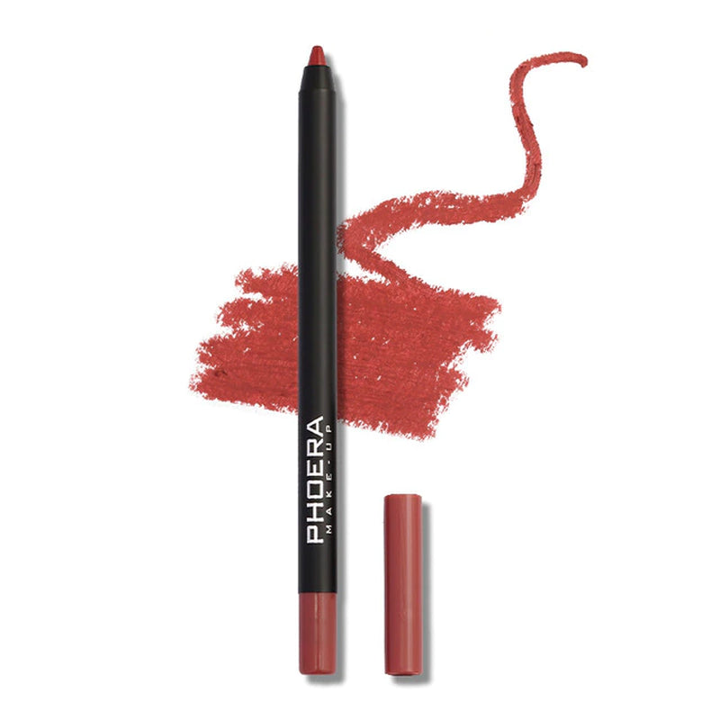 Waterproof Matte Lipliner Pencil Sexy Red Contour Tint Lipstick Lasting Non-Stick Cup Moisturising Lips Makeup Cosmetic 12Color