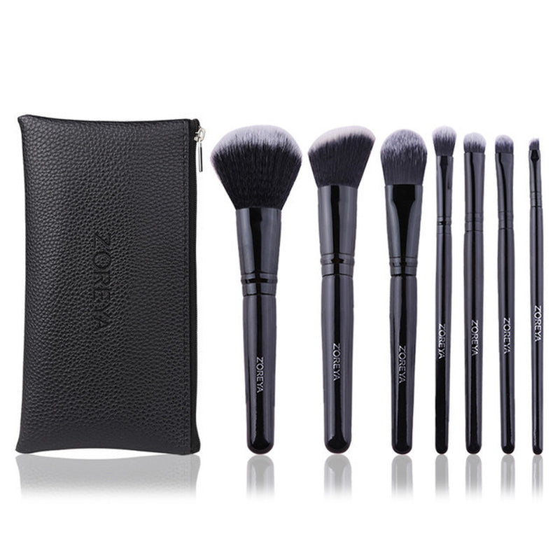 Black Makeup Brushes Set Eye Face Cosmetic Foundation Powder Blush Eyeshadow Kabuki Blending Make up Brush Beauty Tool