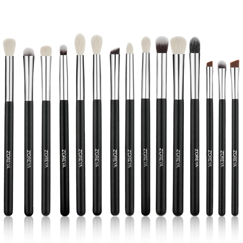 Black Makeup Brushes Set Eye Face Cosmetic Foundation Powder Blush Eyeshadow Kabuki Blending Make up Brush Beauty Tool