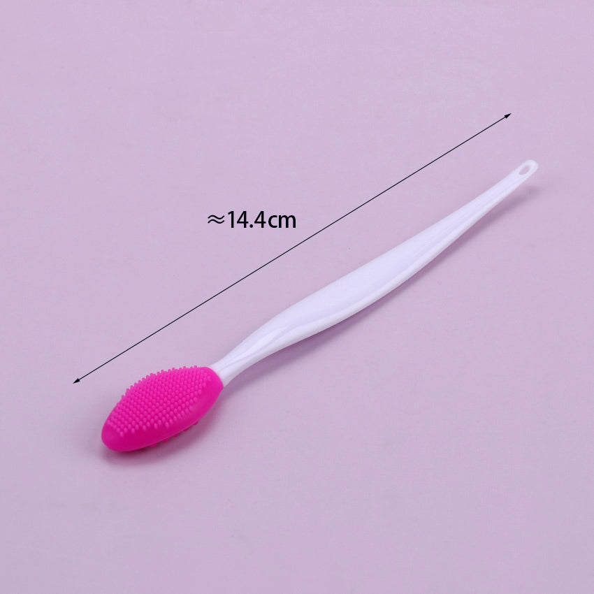 1PC Beauty Skin Care Wash Face Silicone Brush Exfoliating Nose Clean Blackhead Removal Brushes Tools with Replacement Head