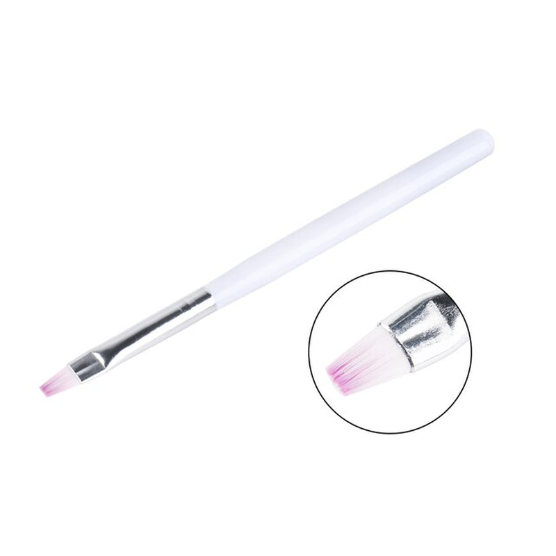 1Pcs Double Size Nail Brush Extension Quick Building Pen Nail Art Brushes Color Palette Manicure Accessories CH064