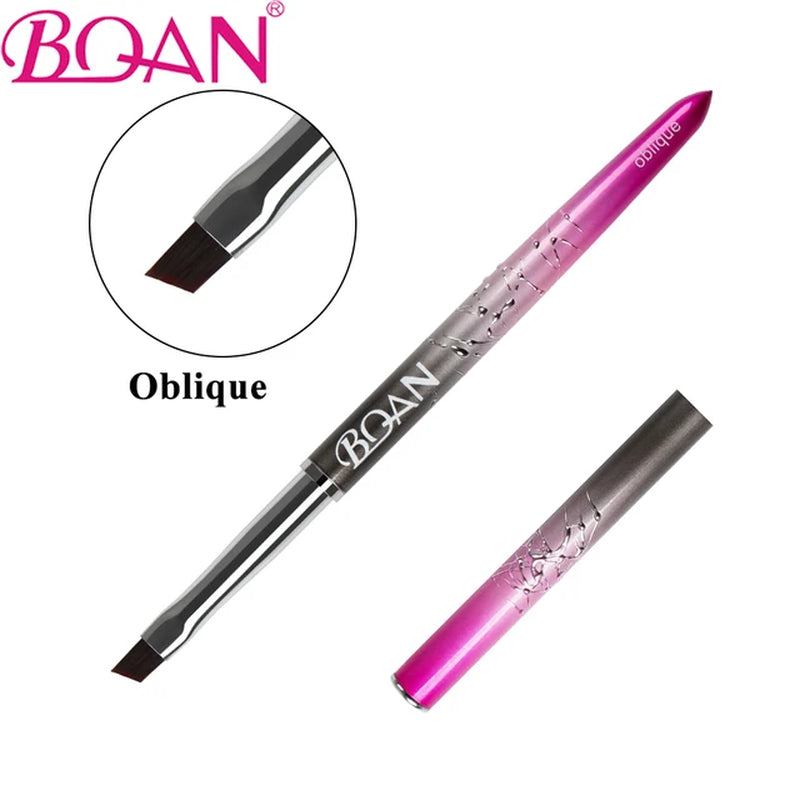 Rose Gold UV Gel Painting Drawing Brush Acrylic Nail Brush Liner Brush Nail Lines Drawing Brushes Manicure Nail Art Tools