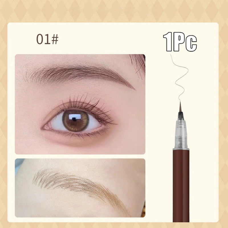 0.01Mm Ultra Fine Eyebrows Pencil Waterproof Sweat-Proof Liquid Eyebrow Pen Long Lasting Professional Makeup Eye Cosmetics