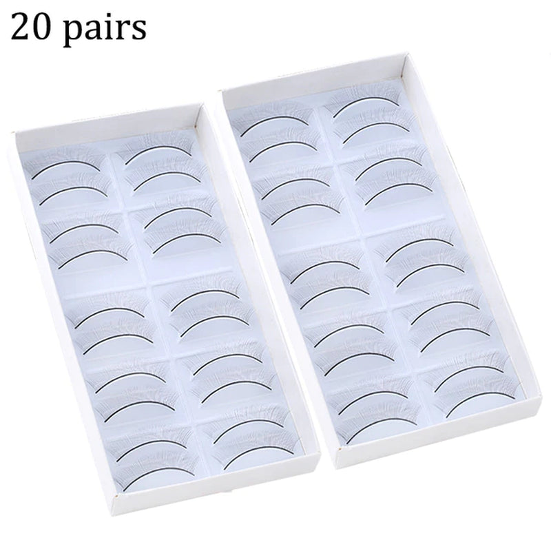 5/10/25 Pairs Individual Practice False Eyelashes Natural Training Lashes Eyelash Extension Practicing for Beauty Makeup Tools