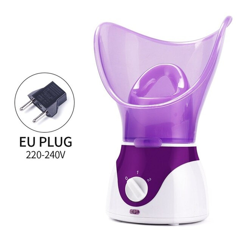 50ML Facial Steamer Nose Steamer Hot Sprayer Face Humidifier Skin Moisturizing Pores Cleansing Skin Deep Hydration Control Oil