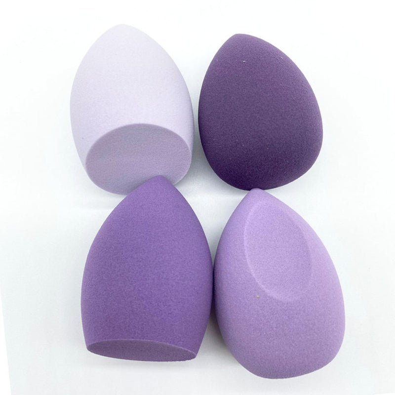 4Pcs Makeup Sponge Powder Puff Dry and Wet Combined Beauty Cosmetic Ball Foundation Powder Puff Bevel Cut Make up Sponge Tools