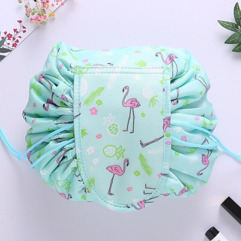 PLEEGA Women Drawstring Travel Cosmetic Bag Makeup Bag Organizer Make Cosmetic Bag Case Storage Pouch Toiletry Beauty Kit Box