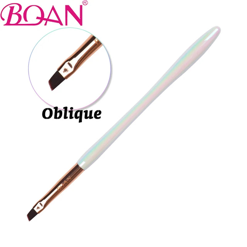 Rose Gold UV Gel Painting Drawing Brush Acrylic Nail Brush Liner Brush Nail Lines Drawing Brushes Manicure Nail Art Tools