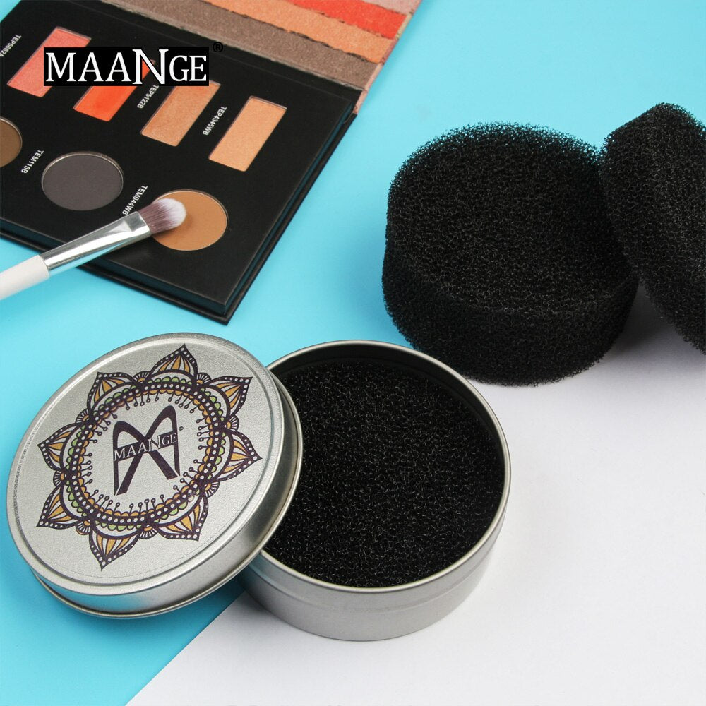 Makeup Brush Cleaner Sponge Remover Color off Make up Brushes Cleaning Mat Box Powder Brush Washing Cosmetic Clean Kits