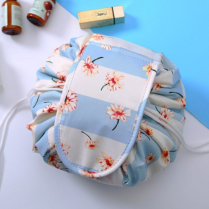 PLEEGA Women Drawstring Travel Cosmetic Bag Makeup Bag Organizer Make Cosmetic Bag Case Storage Pouch Toiletry Beauty Kit Box