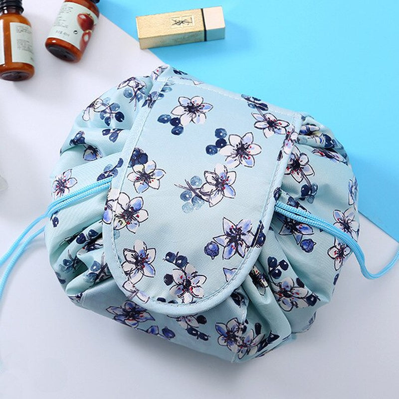 PLEEGA Women Drawstring Travel Cosmetic Bag Makeup Bag Organizer Make Cosmetic Bag Case Storage Pouch Toiletry Beauty Kit Box