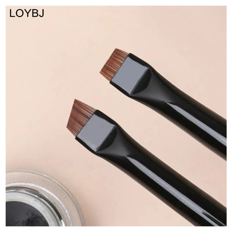 1/2Pcs Blade Makeup Brushes Angled Thin Eyebrow Brush Flat Fine Eyeliner Brush Professional Liner Brow Beauty Make up Tool