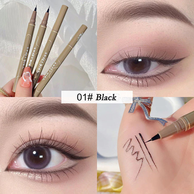 Waterproof Liquid Eyebrow Easy to Color Sweat-Proof Eyebrow Pen 0.005MM Ultra Thin Head Eye Makeup Cosmetic