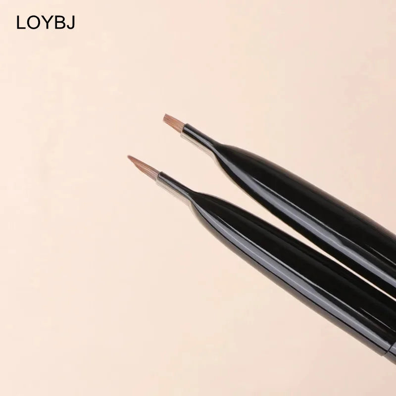 1/2Pcs Blade Makeup Brushes Angled Thin Eyebrow Brush Flat Fine Eyeliner Brush Professional Liner Brow Beauty Make up Tool