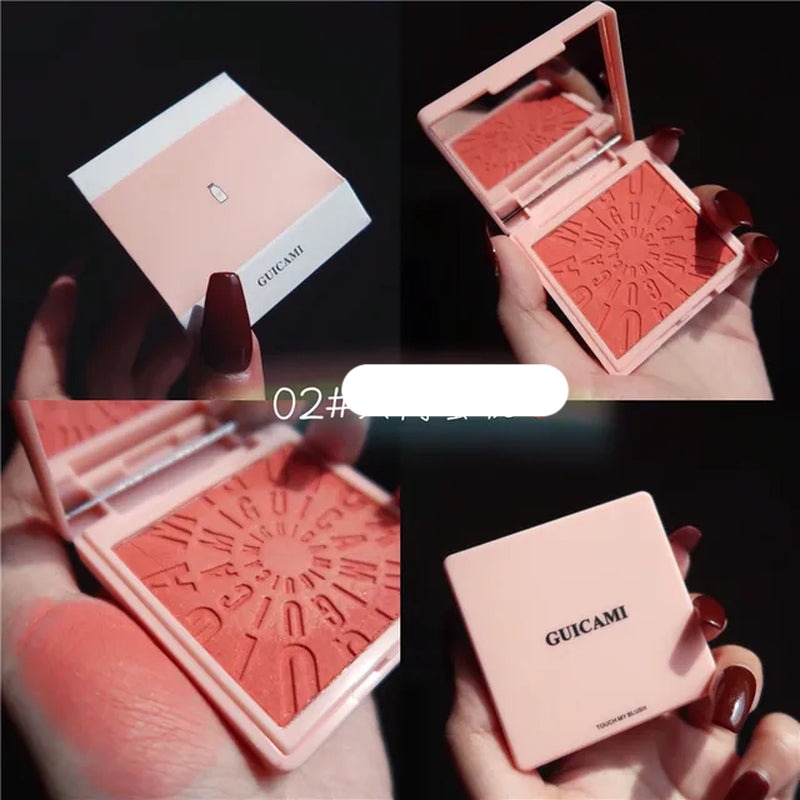 Makeup Blush Palette Face Contour Cheek Blusher Shimmer Glitter Highlighter Bronzer Palette Paleta De Blush Powder Highlight