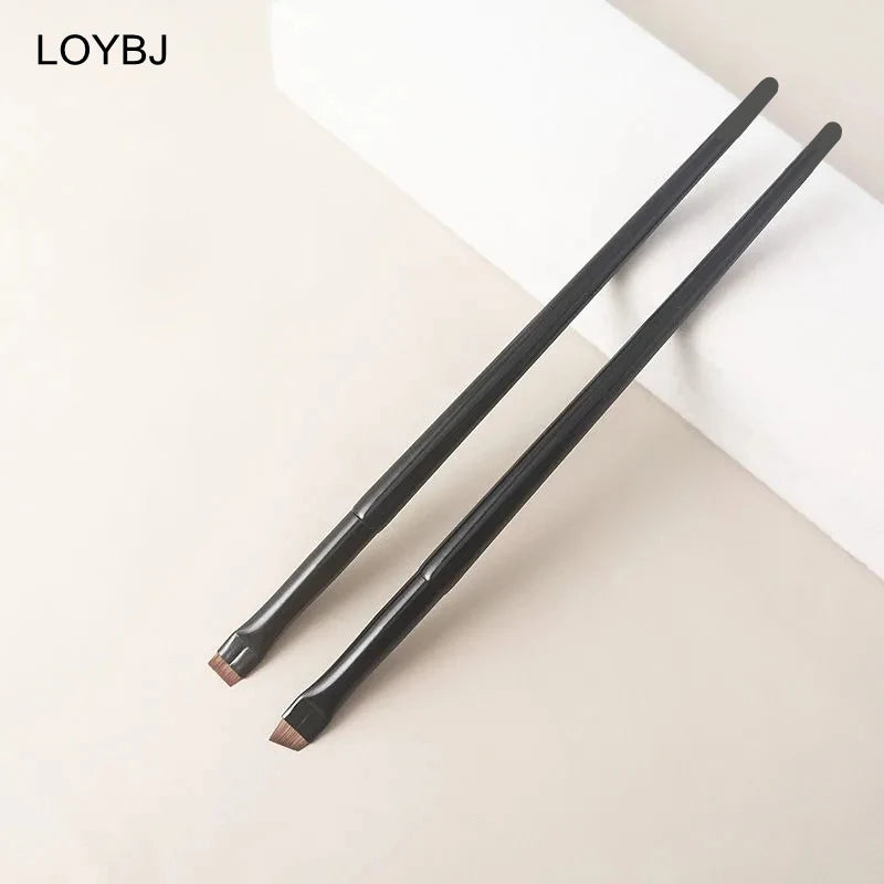 1/2Pcs Blade Makeup Brushes Angled Thin Eyebrow Brush Flat Fine Eyeliner Brush Professional Liner Brow Beauty Make up Tool