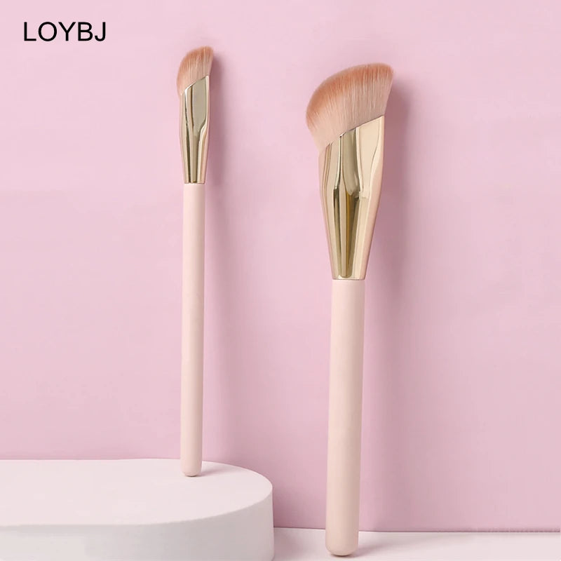 1/2Pcs Foundation Makeup Brush Oblique Head Liquid Foundation Concealer Cosmetic Blending Brushes Face Contour Beauty Tool