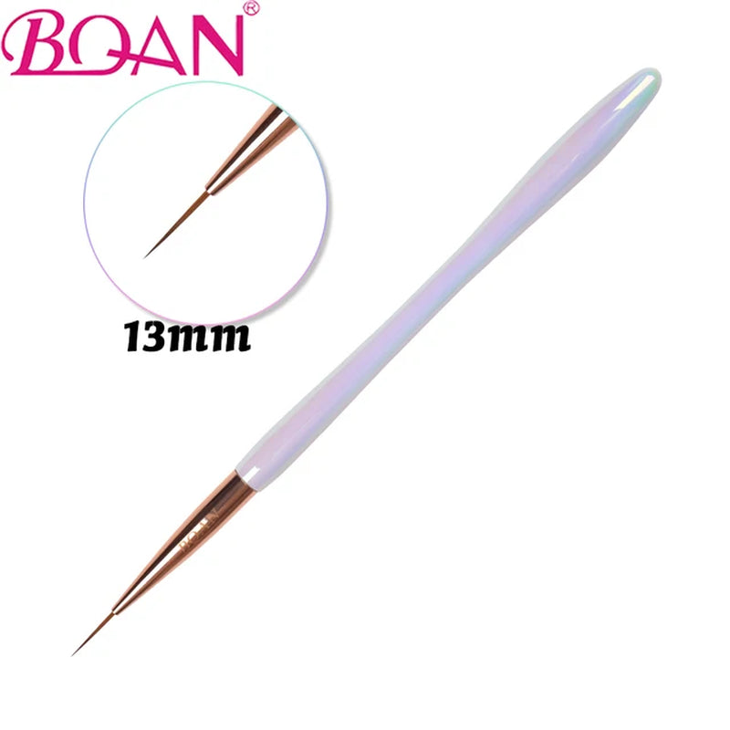 Rose Gold UV Gel Painting Drawing Brush Acrylic Nail Brush Liner Brush Nail Lines Drawing Brushes Manicure Nail Art Tools