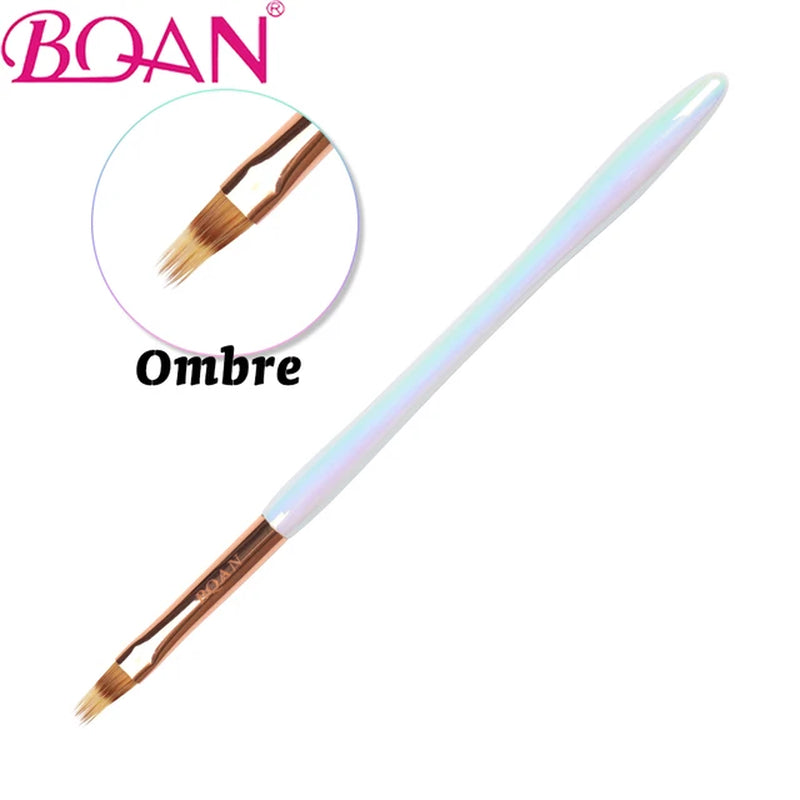 Rose Gold UV Gel Painting Drawing Brush Acrylic Nail Brush Liner Brush Nail Lines Drawing Brushes Manicure Nail Art Tools