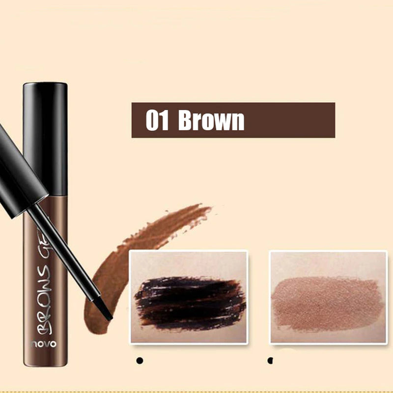 2 Colors Peel off Eyebrow Tint Waterproof Tattoo Eyebrow Gel Black Brown Tattoo Brow Gel Waterproof Peel off Dye Eye Brow Gel