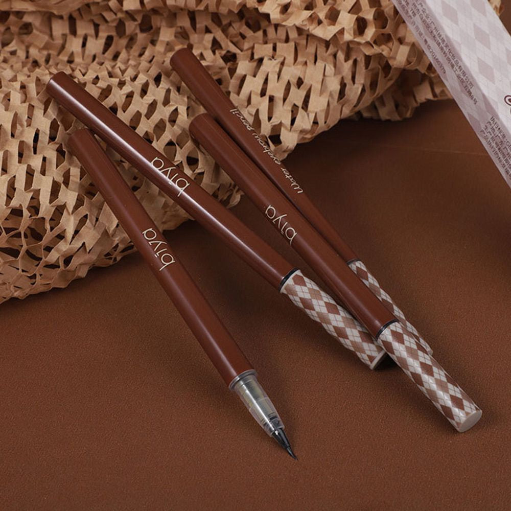 1/2PCS Waterproof Liquid Eyebrow Pencil Easy to Color Sweat-Proof Eyebrow Pen 0.01MM Ultra Thin Head Eye Makeup Cosmetic