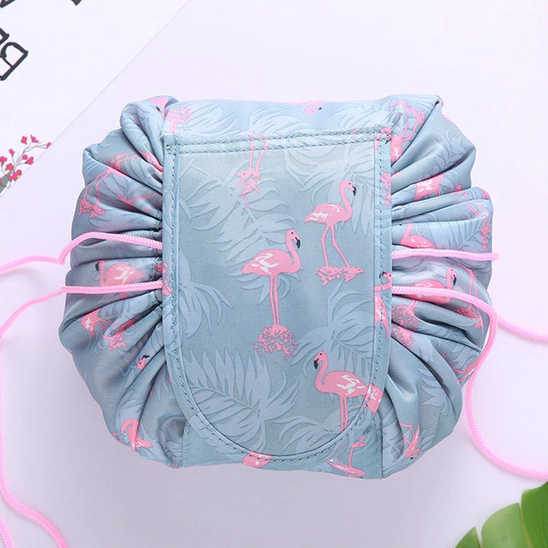 PLEEGA Women Drawstring Travel Cosmetic Bag Makeup Bag Organizer Make Cosmetic Bag Case Storage Pouch Toiletry Beauty Kit Box