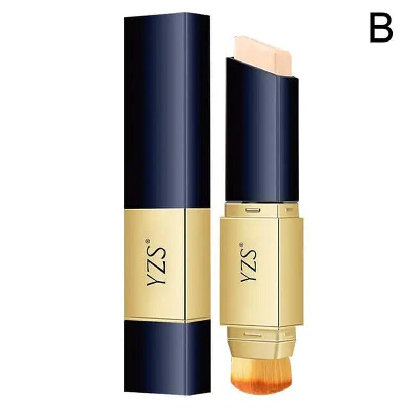 Yzs Fairy Stick Double- Concealer Foundation Stick Contour Face Skin Covers Makeup Cosmetics Spots Acne Tone and Righte