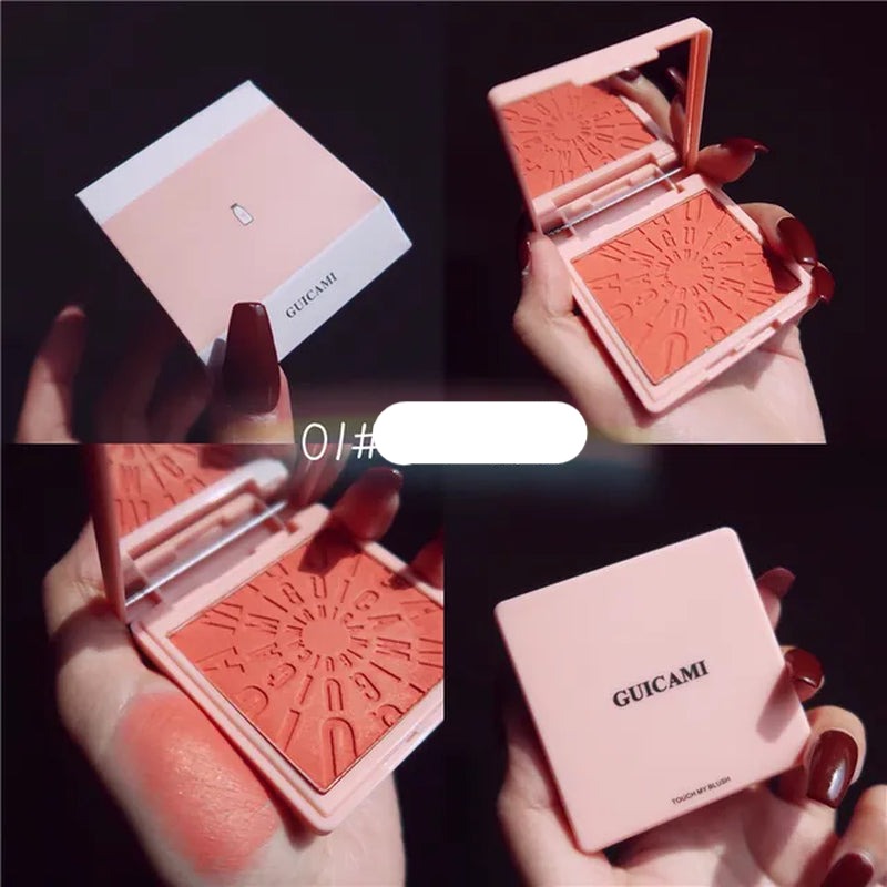 Makeup Blush Palette Face Contour Cheek Blusher Shimmer Glitter Highlighter Bronzer Palette Paleta De Blush Powder Highlight