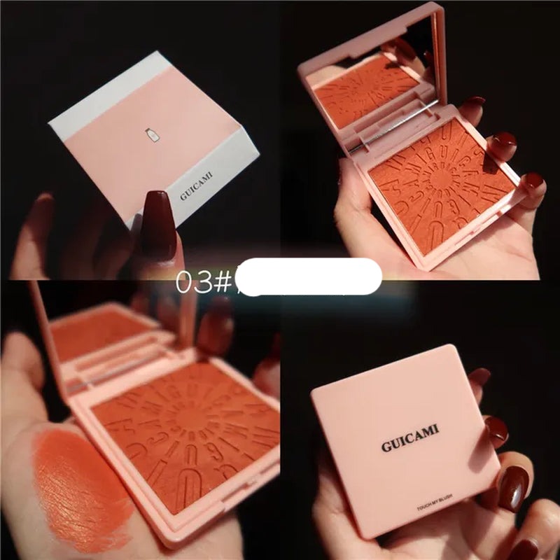 Makeup Blush Palette Face Contour Cheek Blusher Shimmer Glitter Highlighter Bronzer Palette Paleta De Blush Powder Highlight