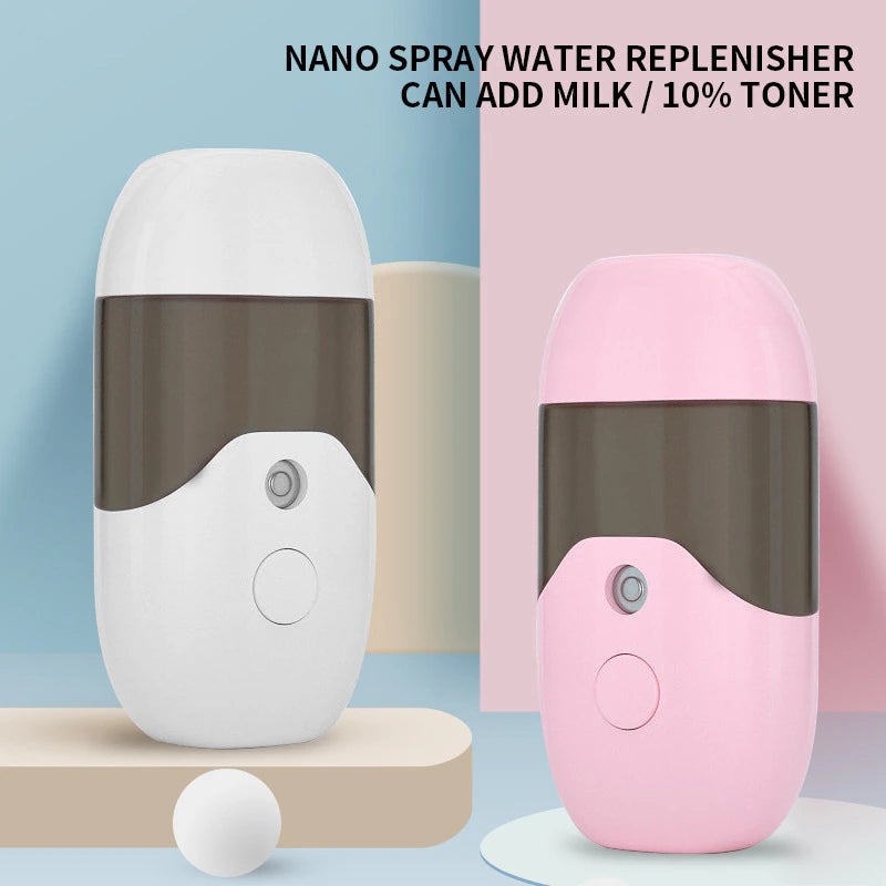 New 50ML Mini Nano Facial Sprayer USB Nebulizer Face Steamer Moisturizing Humidifier Anti-Aging Hydrating Beauty Skin Care Tools