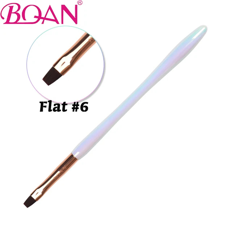 Rose Gold UV Gel Painting Drawing Brush Acrylic Nail Brush Liner Brush Nail Lines Drawing Brushes Manicure Nail Art Tools