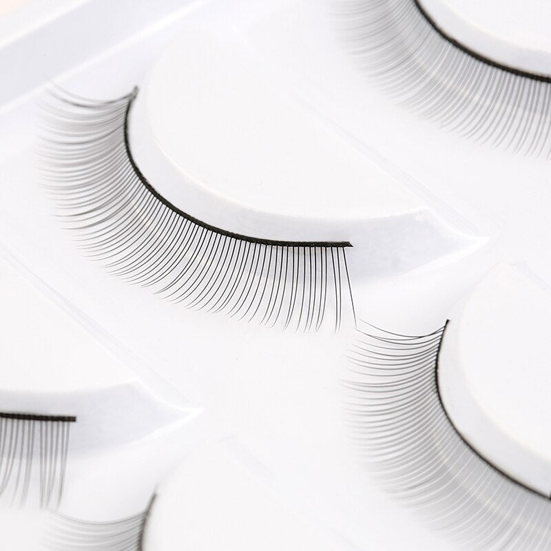 5/10/25 Pairs Individual Practice False Eyelashes Natural Training Lashes Eyelash Extension Practicing for Beauty Makeup Tools