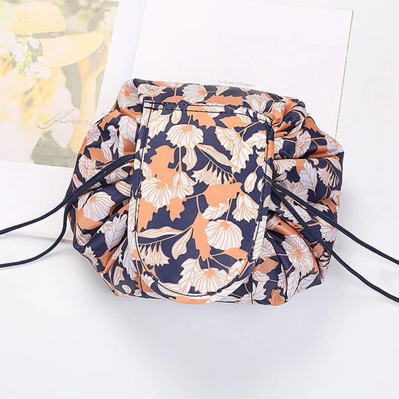 PLEEGA Women Drawstring Travel Cosmetic Bag Makeup Bag Organizer Make Cosmetic Bag Case Storage Pouch Toiletry Beauty Kit Box