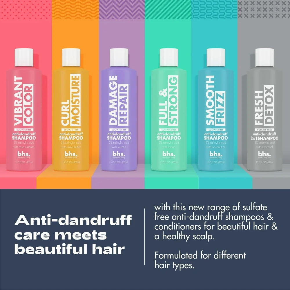 Full and Strong Anti-Dandruff Daily Shampoo with Biotin, 13.5 Fl Oz