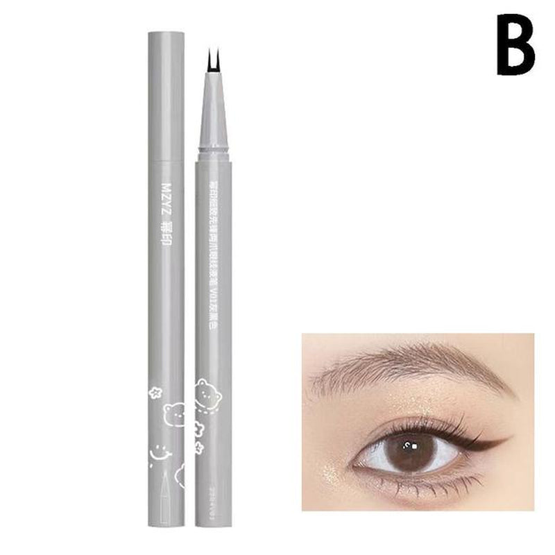 Double Tip Lower Eyelash Pencil Waterproof Liquid Eyeliner Makeup for Women Quick Drying Long Lasting Smooth Eye Liner