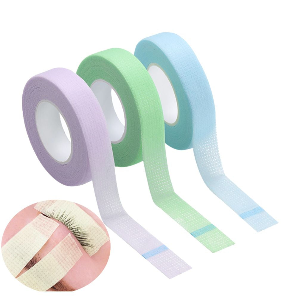 3/5Pcs/Rolls False Eyelashes Extension Tape Professional Anti-Allergy Breathable Micropore Fabric Eye Lashes Grafting Tools