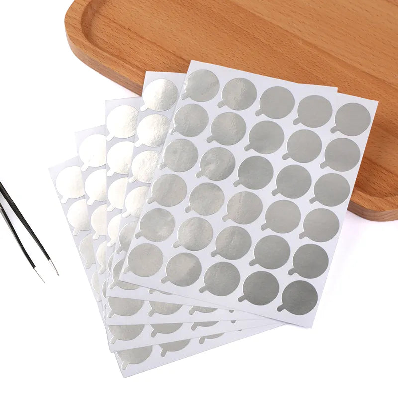 New 300Pcs Disposable Eyelash Glue Holder Pallet Eyelash Extension Glue Pads under Stand Eyelash Eye Beauty Tools Size 2.5Cm