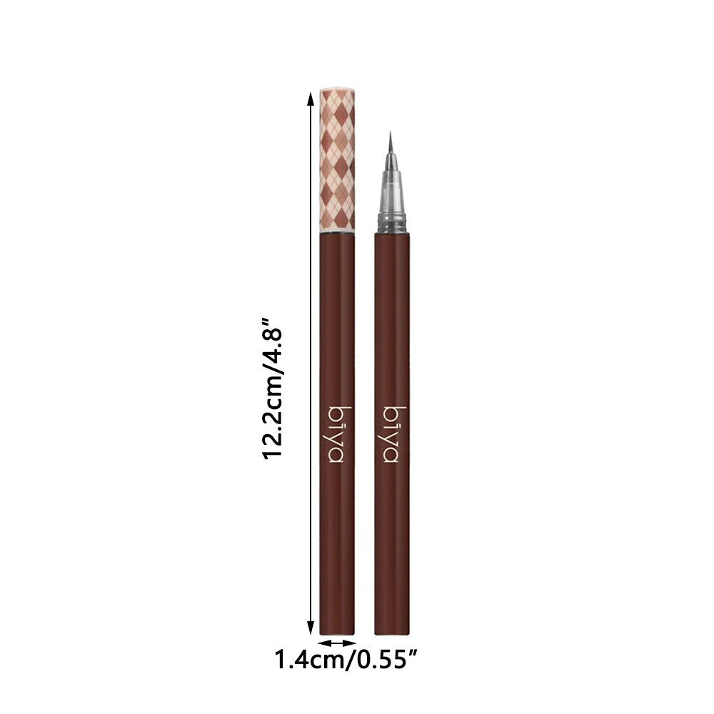 1/2PCS Waterproof Liquid Eyebrow Pencil Easy to Color Sweat-Proof Eyebrow Pen 0.01MM Ultra Thin Head Eye Makeup Cosmetic