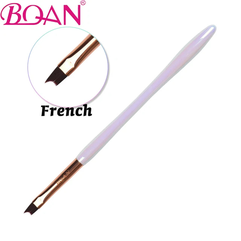 Rose Gold UV Gel Painting Drawing Brush Acrylic Nail Brush Liner Brush Nail Lines Drawing Brushes Manicure Nail Art Tools