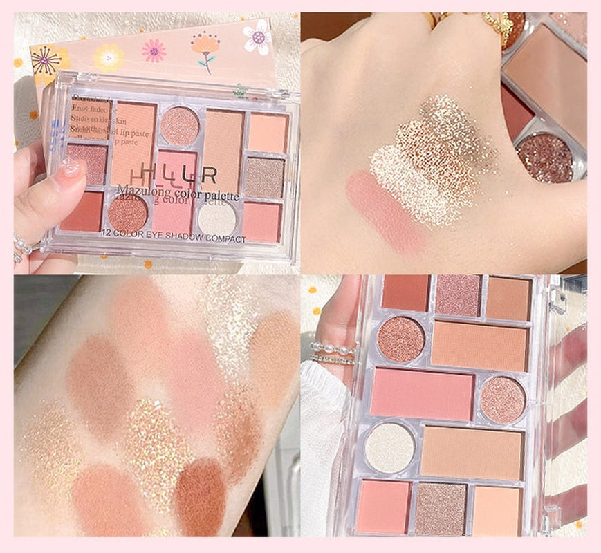 Glitter Cream Gliter for Eye Shadow Waterproof Korean Makeup Eyeshadow Palette Make-Up for Women Shiny Eyes Cosmetic Tools