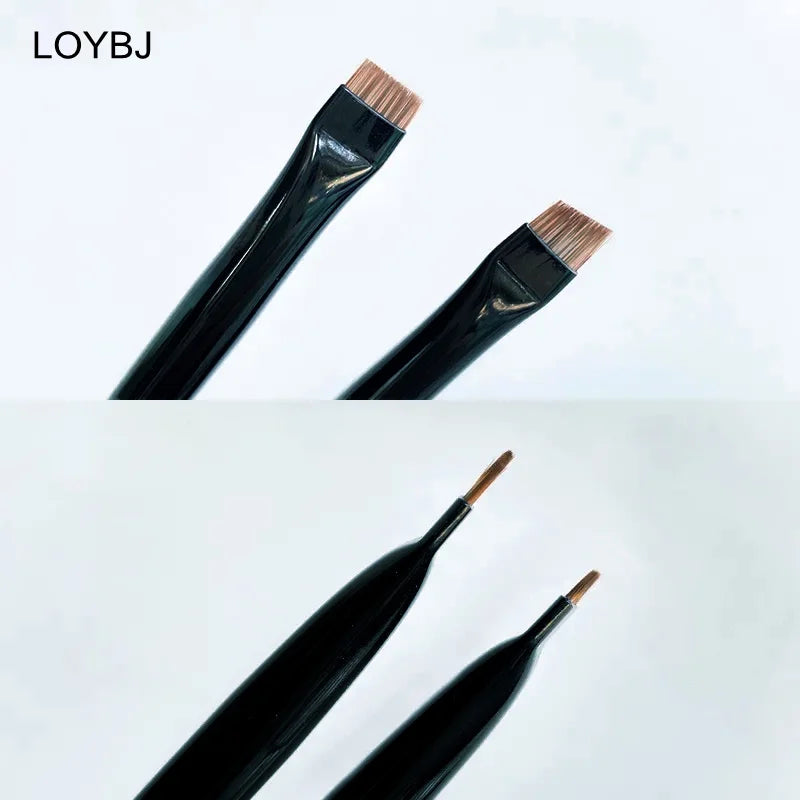 1/2Pcs Blade Makeup Brushes Angled Thin Eyebrow Brush Flat Fine Eyeliner Brush Professional Liner Brow Beauty Make up Tool