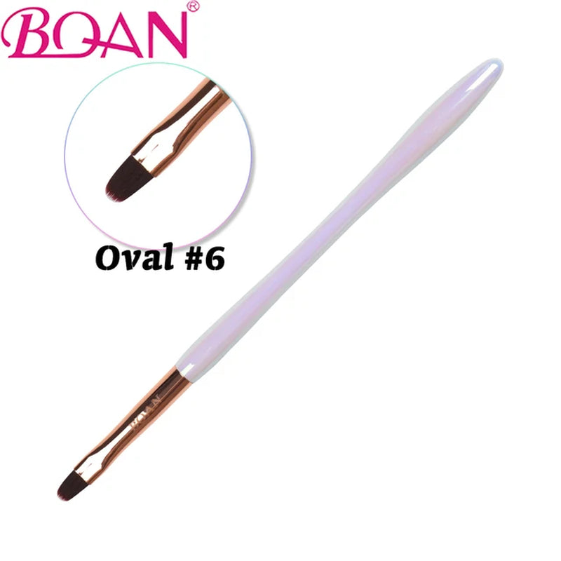 Rose Gold UV Gel Painting Drawing Brush Acrylic Nail Brush Liner Brush Nail Lines Drawing Brushes Manicure Nail Art Tools