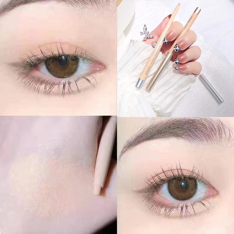 Diamond Eyes Pencil Shiny Glitter Eyeshadow Pen Eyeliner Pearlescent Matte Highlight Pen Brighten Silkworm Makeup Tool Cosmetics