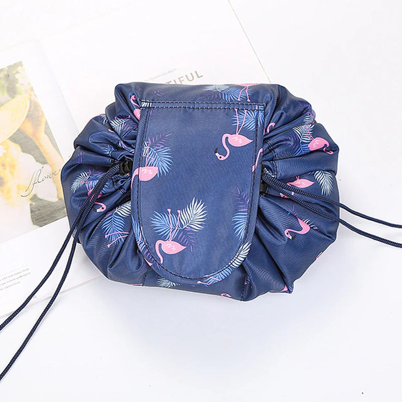 PLEEGA Women Drawstring Travel Cosmetic Bag Makeup Bag Organizer Make Cosmetic Bag Case Storage Pouch Toiletry Beauty Kit Box