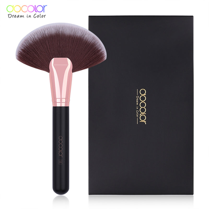 Foundation Brush Flat Top Buffing Brushes Fan Contour Powder Highlighter Blush Beauty Cosmetic Makeup Tools Eyeshadow