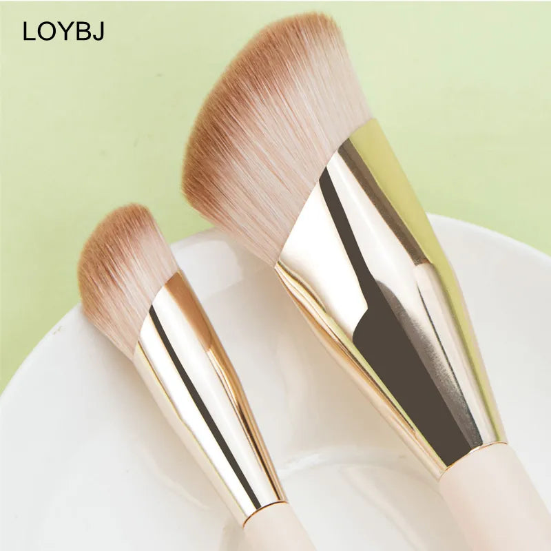 1/2Pcs Foundation Makeup Brush Oblique Head Liquid Foundation Concealer Cosmetic Blending Brushes Face Contour Beauty Tool